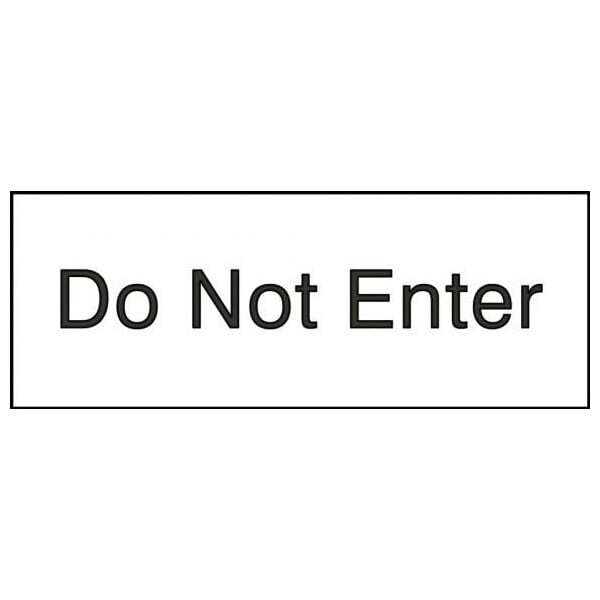 Accuform 8 in W x 3 in H, Engraved Plastic PSG804WT - main